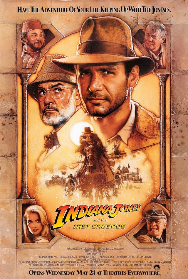 Find out your look alike doppelganger in Indiana Jones and the Last Crusade - poster