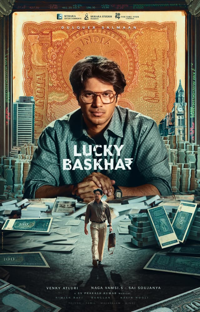 Find out your look alike doppelganger in Lucky Baskhar - poster